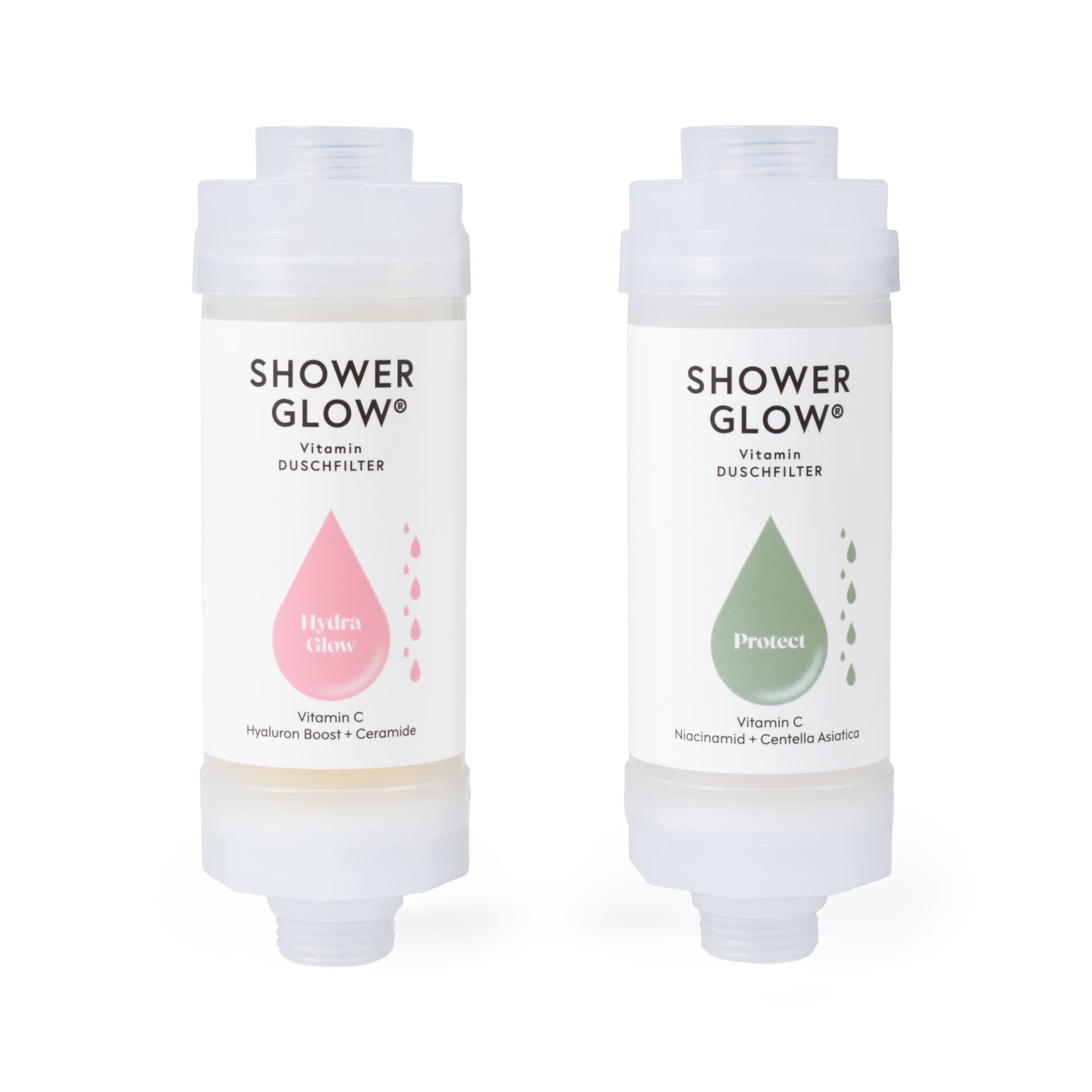 Duo-Set: Hydra Glow und Protect Duschfilter