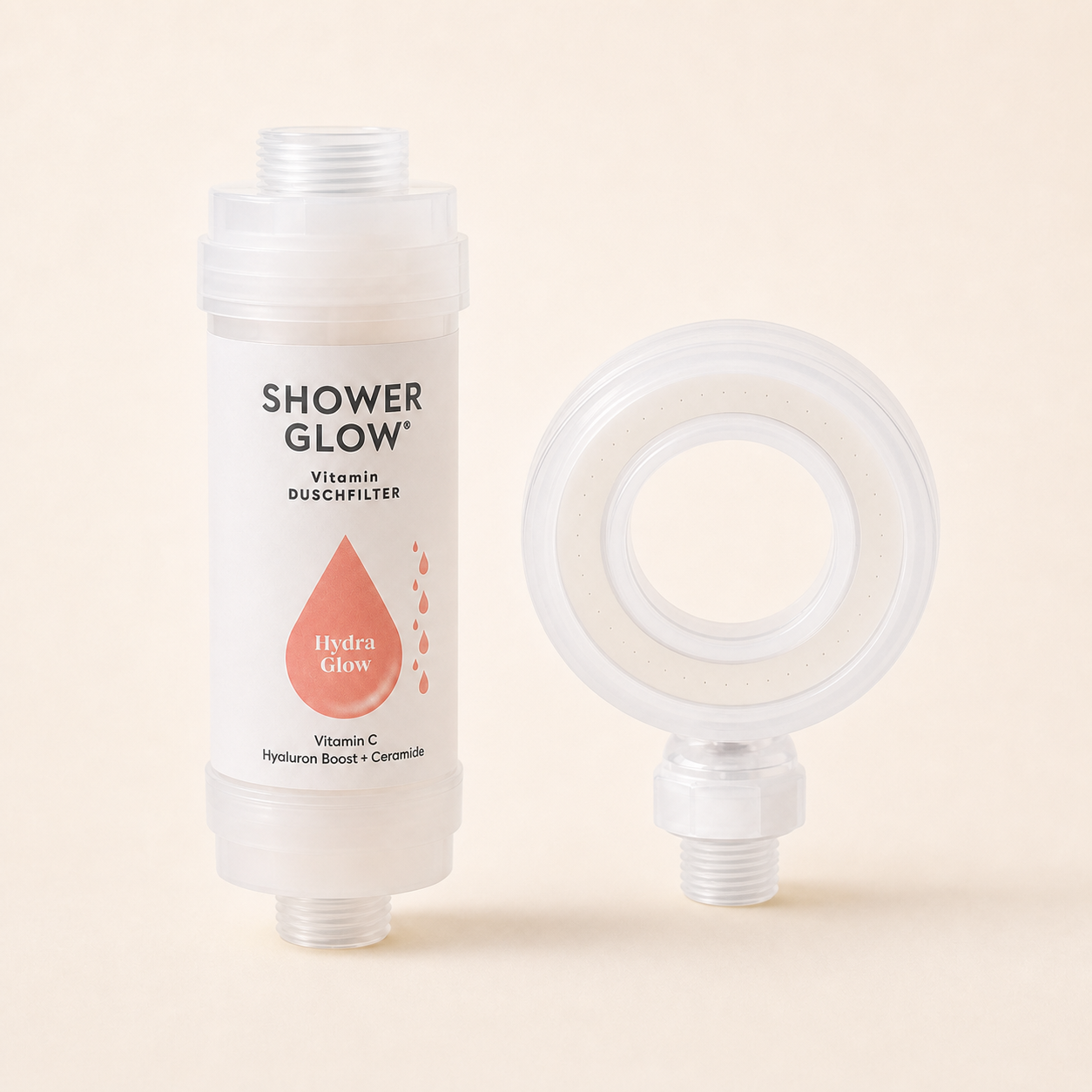ShowerGlow Starter-Bundle, Hydra Glow mit Duschkopf